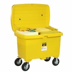 HazMat Spill Cart Kit with 8in Wheels   31" x 48" x 31.5", 1/pkg