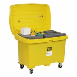 Universal Spill Cart Kit with 5in Wheels  31" x 48" x 31.5, 1/pkg