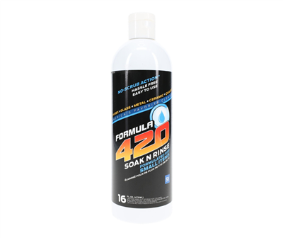 Formula 420 Soak-N-Rinse Cleaner 16 oz for Glass Pipes & Water Pipes