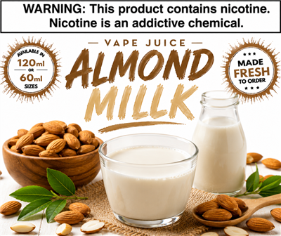 Almond Milk Vape Juice by Orleans Vapor Company 120ml & 60ml