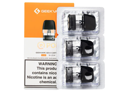GeekVape Q Top-Fill Replacement Pods 3-Pack