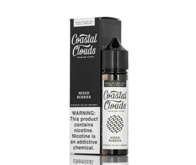Coastal Clouds Mixed Berries 60ml berry and green apple vape juice