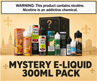 Mystery 300ml E-Liquid Pack with five surprise vape juice bottles