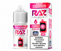 Pod Juice RAZ Straw Watermelon Bubblegum Ice 30ml salt nicotine e-liquid