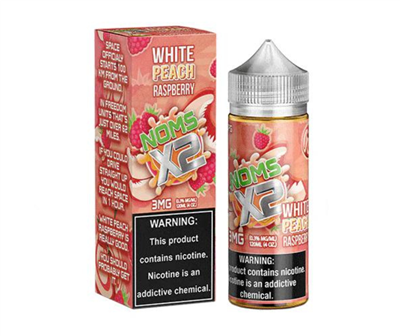White Peach Raspberry - Noms X2 by Nomenon - 120mL