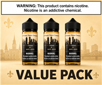 Orleans Vapor Company Value 3 Pack 120mL E-Liquid Bundle