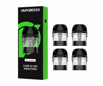 Vaporesso LUXE Q 1.2 ohm mesh replacement pods 4 pack