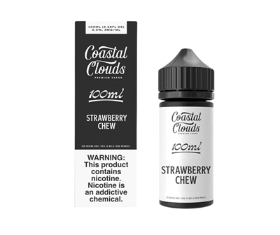 Coastal Clouds Strawberry Chew 100ml candy vape juice