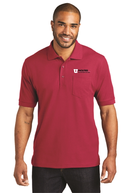 Port Authority S/S Silk Touch Pocket Polo