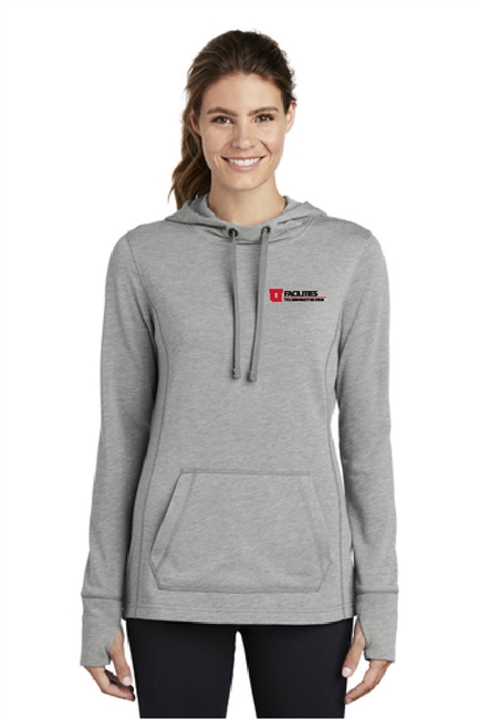 Sport-Tek Women's Tri-Blend Hooded Pullover