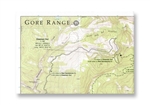 10th Mountain Huts, Gore Range topo map