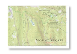 10th Mountain Huts, Mount Yeckel topo map