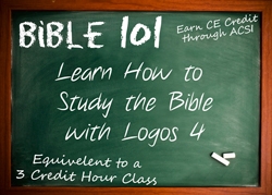 Online Class: DE-BIBLE101 - How to Study the Bible