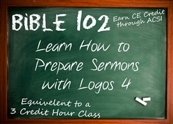 Online Class: DE-BIBLE102 - How to Prepare Sermons with Logos 4