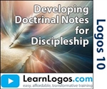 Developing Doctrinal Notes for Discipleship (IE Baptism)