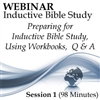 Webinar #01 Inductive Bible Study