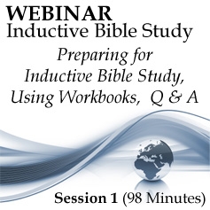 Webinar #01 Inductive Bible Study