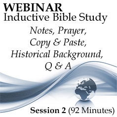 Webinar #02 Inductive Bible Study