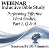 Webinar #05 Inductive Bible Study