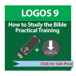 LOGOS 9 How to Study the BIble Training - Download & USB