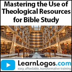 Mastering the Use of Theological Resources