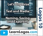 Let's Organize Text and Media: Naming, Saving, and Exporting