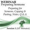 Webinar #01 Preparing Sermons
