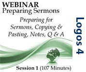 Webinar #01 Preparing Sermons