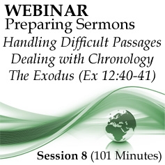 Webinar #08 Preparing Sermons