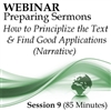 Webinar #09 Preparing Sermons