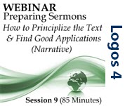 Webinar #09 Preparing Sermons