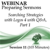 Webinar #11 Preparing Sermons