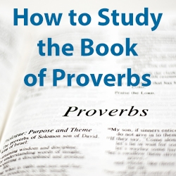 How to Study the Book of Proverbs