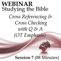 Webinar #07 Studying the Bible