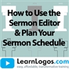 Sermon Editor