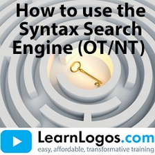 How to Use the Syntax Search Engine (OT/NT)