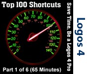 Top 100 Shortcuts for Logos 4 - Part 1/6 (Seminar/Webinar)