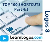 Logos 8 Top 100 Shortcuts, Part 4/5