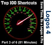 Top 100 Shortcuts for Logos 4 - Part 3/6 (Seminar/Webinar)
