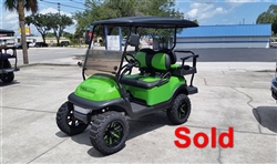 2017 Lime Green Club Car Precedent Golf Cart