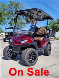 2020 Candy Apple Red Club Car Tempo Golf Cart