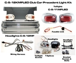 Club Precedent Mirror Finish Head & LED Tail Light Kit #C-5-12KMFLED