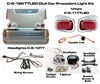 Club Precedent Turned Titanium Head & LED Tail Light Kit #C-5-12KTTLED