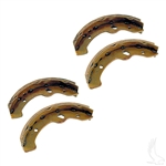 Brake Shoes, SET OF 4, EZGO Gas 97-09.5/Elec 96-09.5, Workhorse 96+, Yamaha G2-G22 94-06