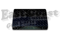 Club Car DS Access Panels in Black Diamond Plate Aluminum