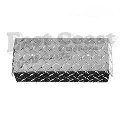 Club Car DS Front Bumper Cover in Diamond Plate Aluminum