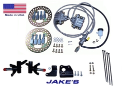 Non-Lifted EZGO 94-01.5 Jakes Ft Disc Brake Kit #7215
