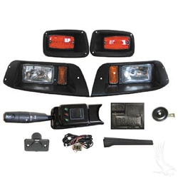 EZGO Deluxe Dual Headlight Street Legal Kit #LGT-504