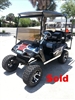 EZGO TXT Gas Blue Marble Textured Custom Paint Golf Cart