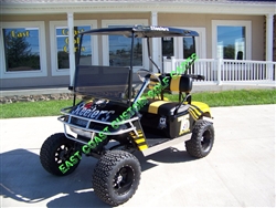 EZGO RXV-TXT-Marathon Tinted Fold Down Windshield